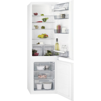 AEG SCB618F3LS frigorifero con congelatore Da incasso 268 L F Bianco