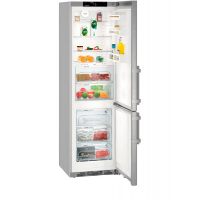 Liebherr CBNef 4835 001 frigorifero con congelatore Libera installazione Acciaio inossidabile 343 L A+++