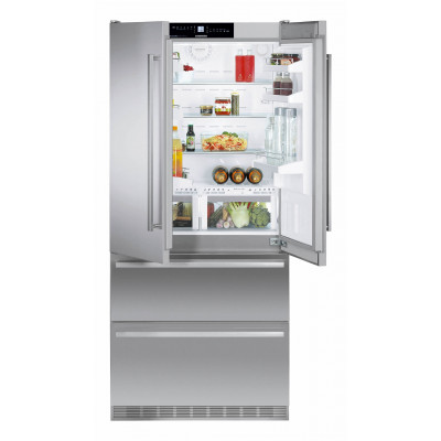 Liebherr CBNes 6256 PremiumPlus BioFresh NoFrost Libera installazione 480L A++ Acciaio inossidabile frigorifero side-by-side