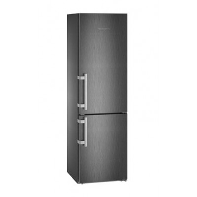Liebherr CNbs 4835 frigorifero con congelatore Da incasso 366 L D Nero, Argento