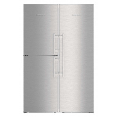 Liebherr SBSes 8483 frigorifero side-by-side Libera installazione Acciaio inossidabile 688 L A+++