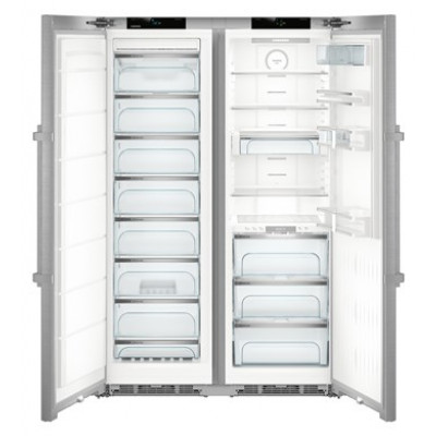 Liebherr SBSes 8773 frigorifero side-by-side Libera installazione Acciaio inossidabile 635 L A+++