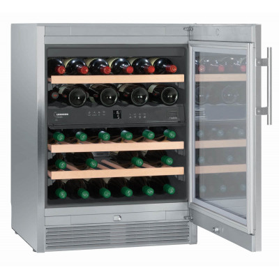 Liebherr WTes1672 Vinidor Libera installazione Acciaio inossidabile 34 bottiglie A cantina vino